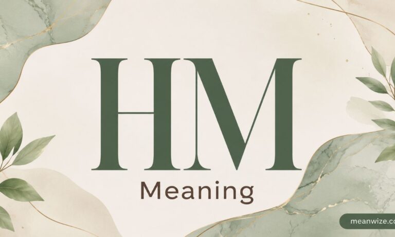 HM Meaning