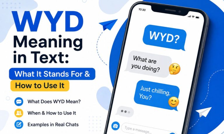 WYD Meaning in text