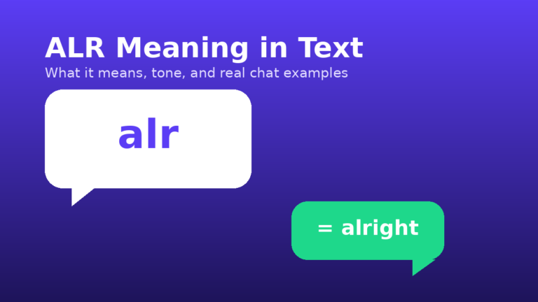 ALR meaning in text
