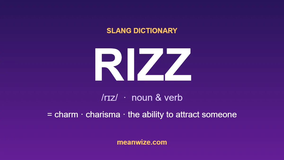 rizz meaning slang for charm and charisma