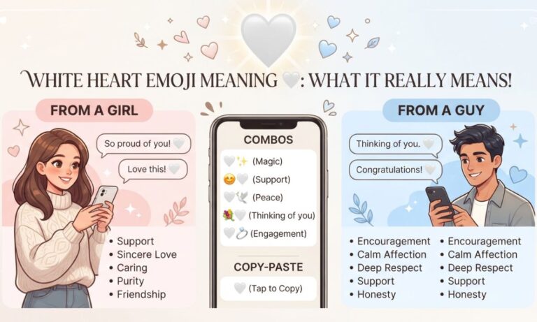 white heart emoji meaning